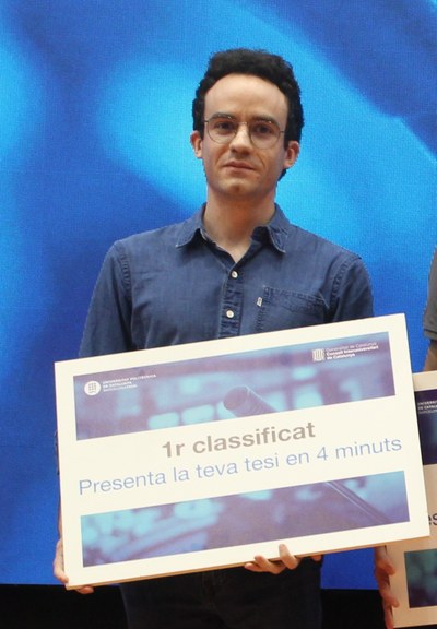 El doctorand José Enrique Domínguez Vidal serà el representant de la UPC a la final interuniversitària del concurs “Presenta la teva tesi en 4 minuts”
