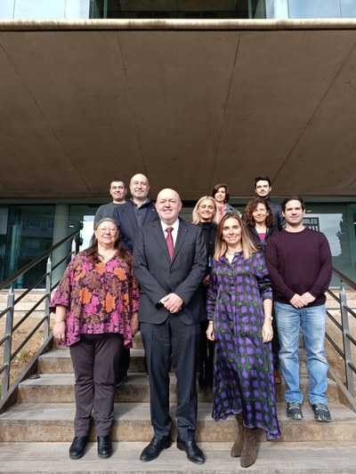 El rector visita l'Escola de Doctorat