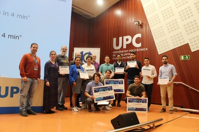 Jornada de Portes Obertes de l'Escola de Doctorat i Final Institucional del concurs “Presenta la teva tesi en 4 minuts"