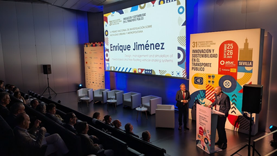 Enrique Jiménez Meroño, investigador de la UPC, guardonat amb el VI Premi Nacional de Recerca sobre Mobilitat Urbana i Metropolitana