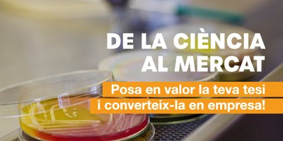 Inscripciones abiertas para la sexta edición del programa «De la Ciència al Mercat»