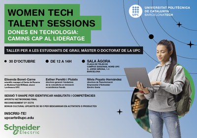 Taller "Dones en tecnologia: camins cap al lideratge", el 30 de octubre en el Campus Diagonal Nord